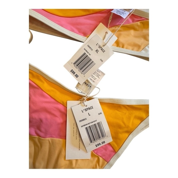 L*Space Daybreak Bikini Top/ Bitsy Bottom NWT - Picture 4 of 10